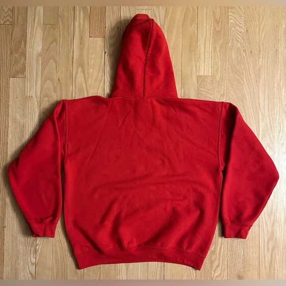 Circus World Pullover Red Hoodie Sweatshirt, Men’s, Size M - Picture 2 of 5